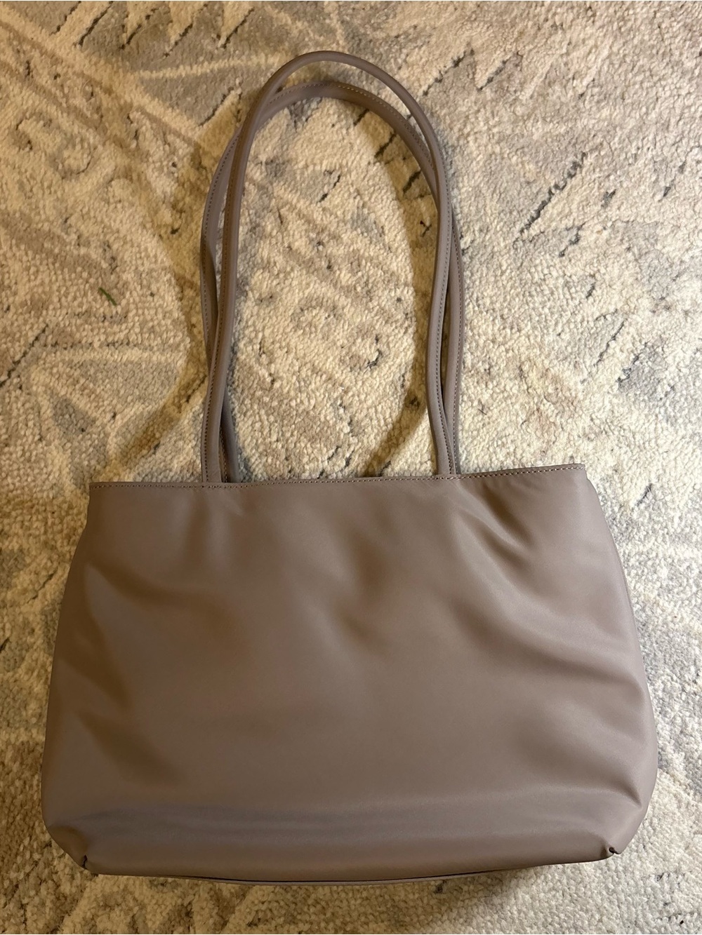 NWOT Aritzia Babaton Classic Taupe Tote Bag with Dual Shoulder Straps